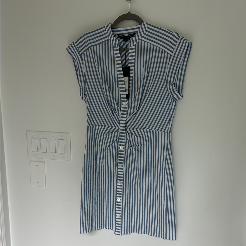 NWT Veronica Beard Signature “Giuliana” Striped Dress